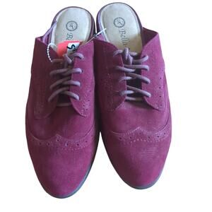 NWT Bella Vita Women's Billie Ii Step in Mules- Maroon, Copy 2